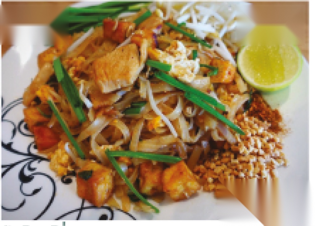 Pad Thai mit Huhn