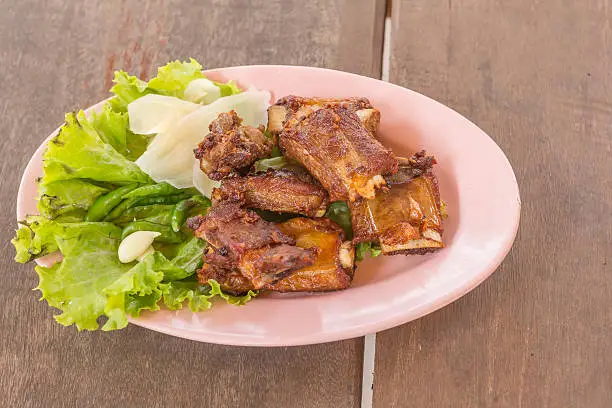 Fermented Pork Spare Ribs Isaan-Style