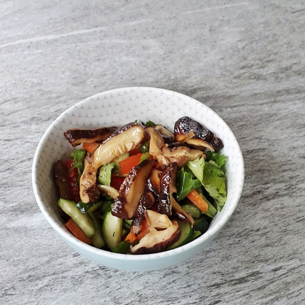 Spicy Mixed Mushroom Salad