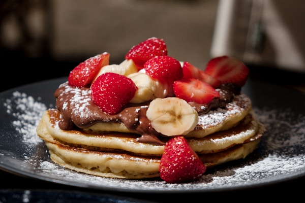 Pfannkuchen (Schokolade / Erdbeere)