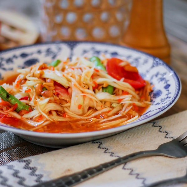 Papaya Salad with Salted Crab & Fermented Fish