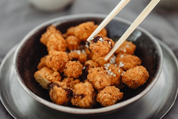 Frittierte Garnelenbällchen